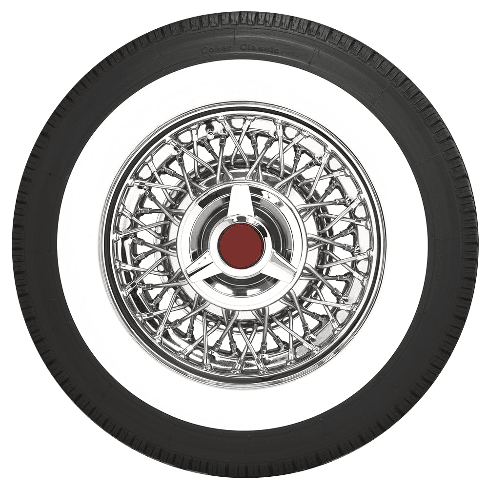 Coker Classic | 2 3/8 Inch Whitewall | 205/75R15