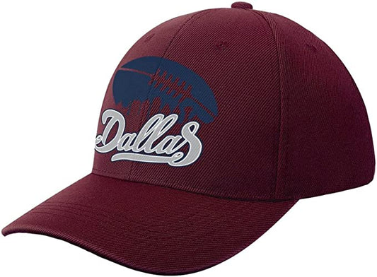 Dallas American Football Fans Adjustable Baseball Cap Red