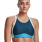 Women's UA Infinity Mid High Neck Shine Sports Bra