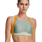 Women's UA Infinity Mid High Neck Shine Sports Bra