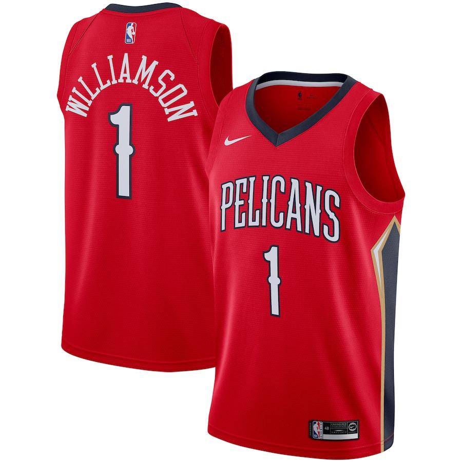 Men's New Orleans Pelicans Zion Williamson Nike Navy 2019 NBA Draft First Round Pick Swingman Jersey - Icon Edition