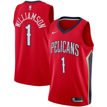 Men's New Orleans Pelicans Zion Williamson Nike Navy 2019 NBA Draft First Round Pick Swingman Jersey - Icon Edition